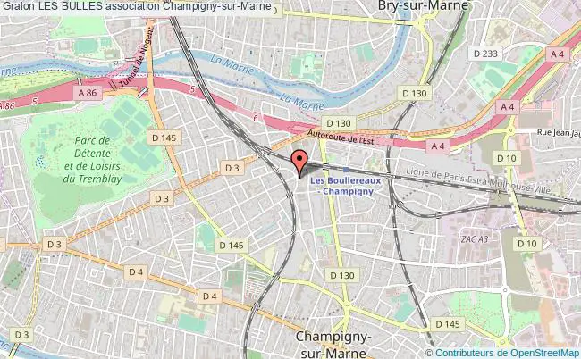 plan association Les Bulles Champigny-sur-Marne