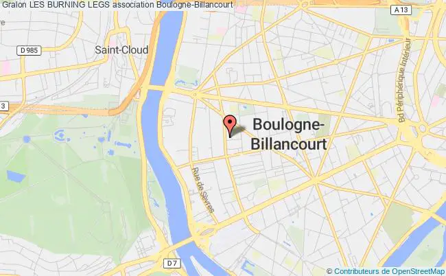 plan association Les Burning Legs Boulogne-Billancourt