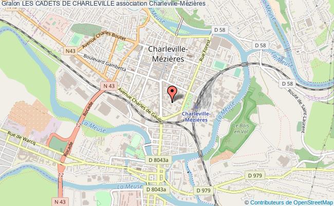 plan association Les Cadets De Charleville Charleville-Mézières
