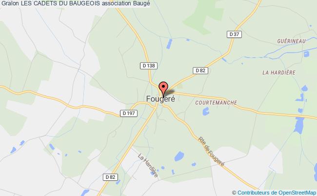 plan association Les Cadets Du Baugeois 