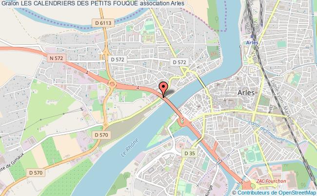 plan association Les Calendriers Des Petits Fouque Arles