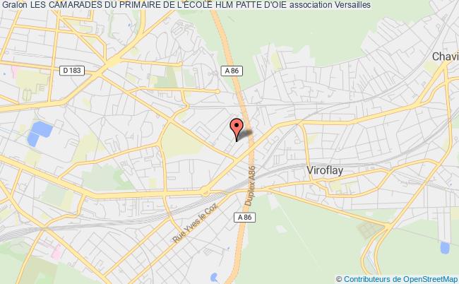 plan association Les Camarades Du Primaire De L'École Hlm Patte D'oie Versailles