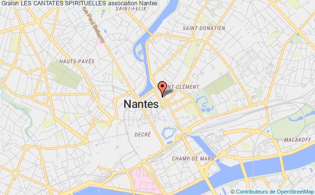 plan association Les Cantates Spirituelles Nantes