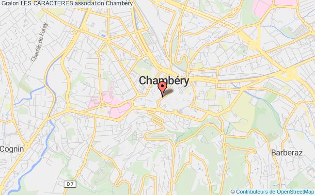 plan association Les Caracteres Chambéry