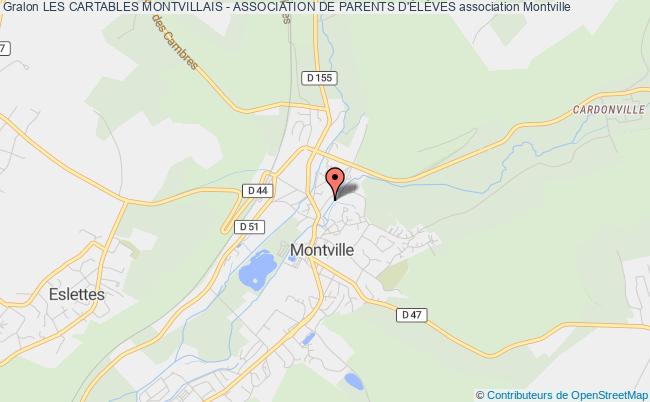 plan association Les Cartables Montvillais - Association De Parents D'ÉlÈves Montville