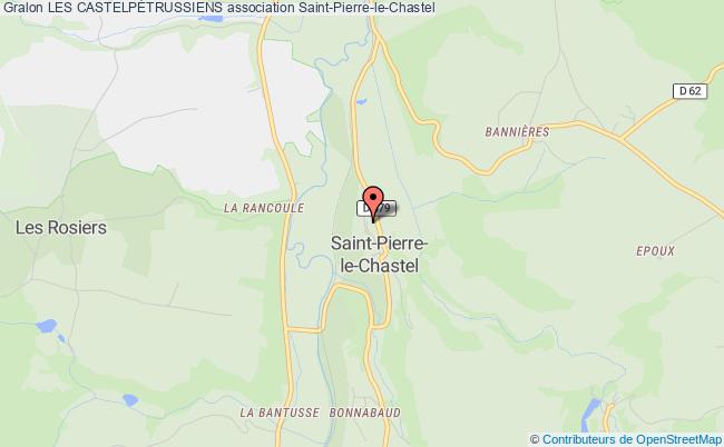 plan association Les CastelpÉtrussiens Saint-Pierre-le-Chastel