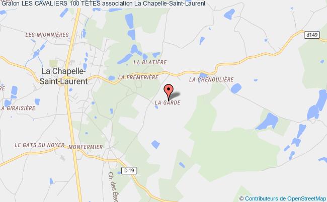 plan association Les Cavaliers 100 TÊtes Chapelle-Saint-Laurent