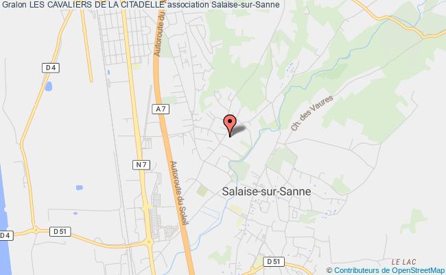 plan association Les Cavaliers De La Citadelle Salaise-sur-Sanne
