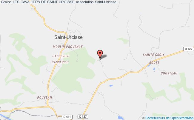 plan association Les Cavaliers De Saint Urcisse Saint-Urcisse