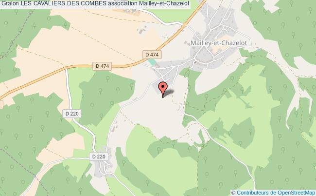 plan association Les Cavaliers Des Combes Mailley-et-Chazelot