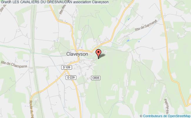 plan association Les Cavaliers Du Gresivaudan Claveyson