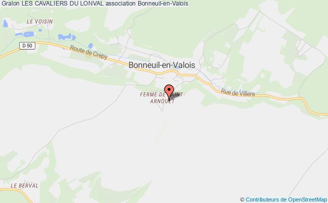 plan association Les Cavaliers Du Lonval Bonneuil-en-Valois