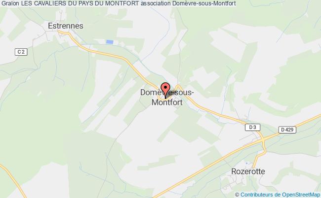 plan association Les Cavaliers Du Pays Du Montfort Domèvre-sous-Montfort
