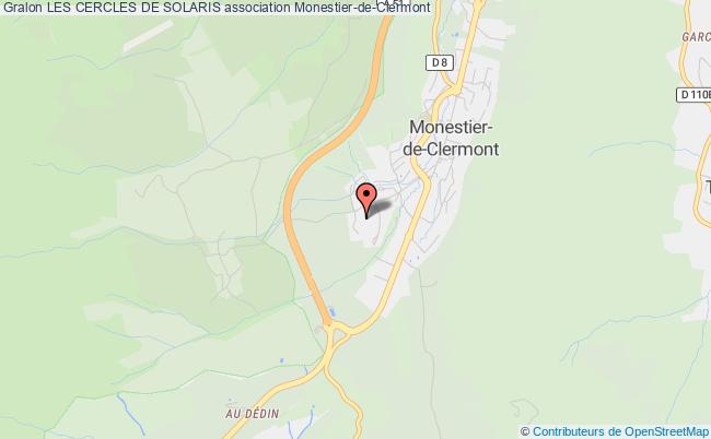 plan association Les Cercles De Solaris Monestier-de-Clermont