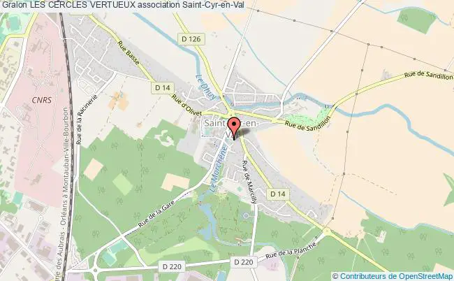 plan association Les Cercles Vertueux Saint-Cyr-en-Val