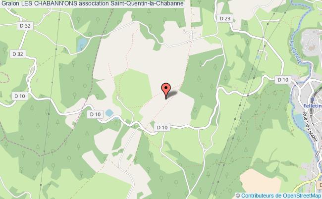 plan association Les Chabann'ons Saint-Quentin-la-Chabanne