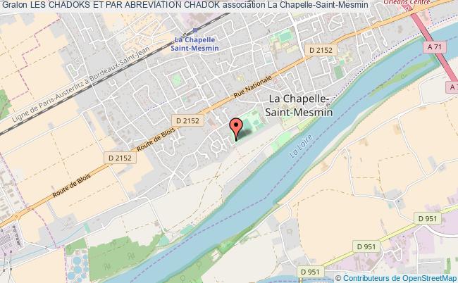 plan association Les Chadoks Et Par Abreviation Chadok La    Chapelle-Saint-Mesmin