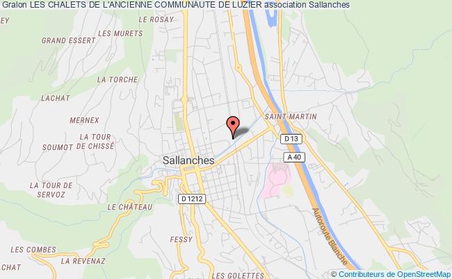 LES CHALETS DE L'ANCIENNE COMMUNAUTE DE LUZIER