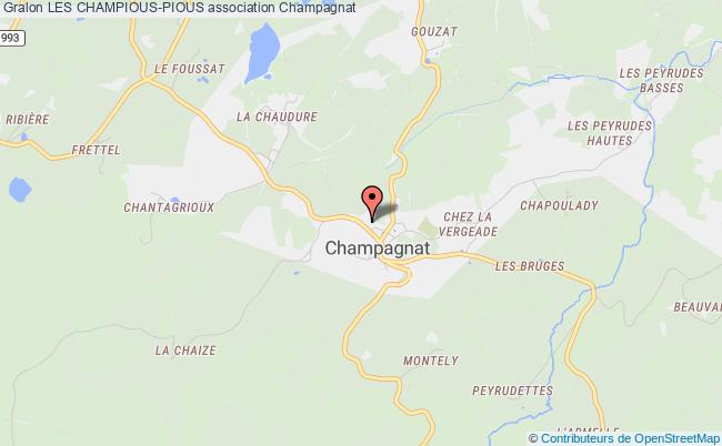 plan association Les Champious-pious Champagnat
