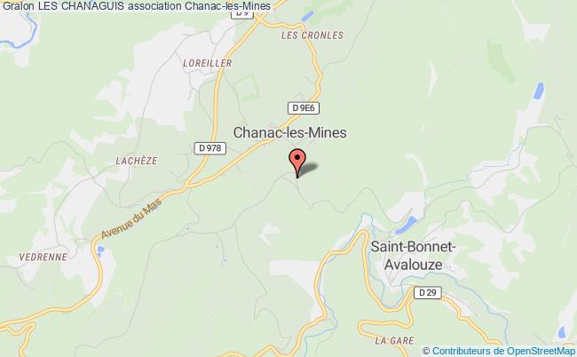 plan association Les Chanaguis Chanac-les-Mines