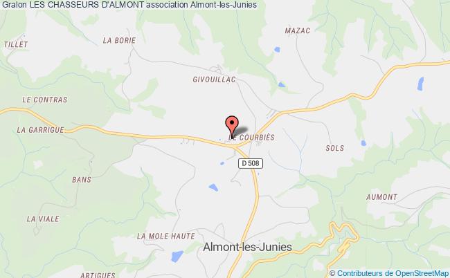 plan association Les Chasseurs D'almont Almont-les-Junies