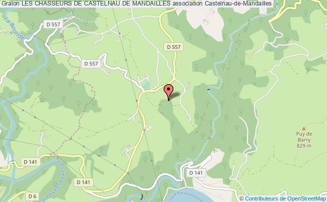 plan association Les Chasseurs De Castelnau De Mandailles Castelnau-de-Mandailles