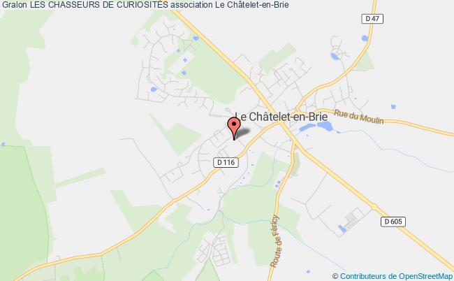 plan association Les Chasseurs De CuriositÉs Le    Châtelet-en-Brie