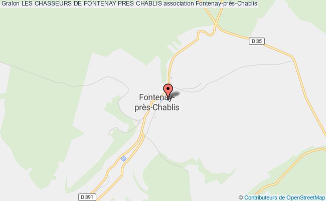 plan association Les Chasseurs De Fontenay Pres Chablis Fontenay-près-Chablis