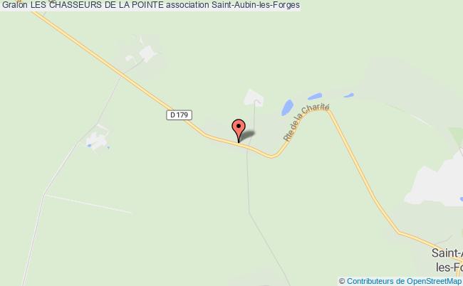 plan association Les Chasseurs De La Pointe Saint-Aubin-les-Forges