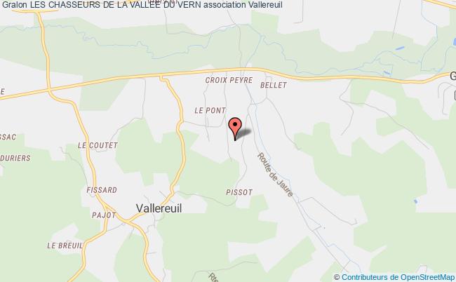 plan association Les Chasseurs De La Vallee Du Vern Vallereuil