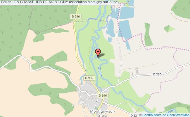 plan association Les Chasseurs De Montigny Montigny-sur-Aube