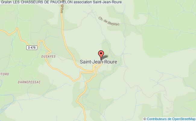plan association Les Chasseurs De Pauchelon Saint-Jean-Roure
