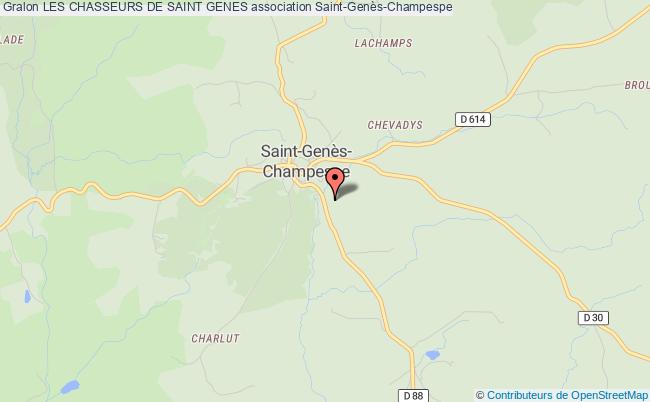 plan association Les Chasseurs De Saint Genes Saint-Genès-Champespe