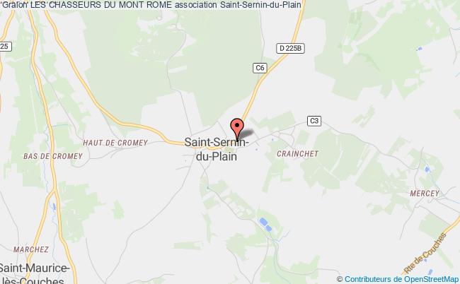 plan association Les Chasseurs Du Mont Rome Saint-Sernin-du-Plain