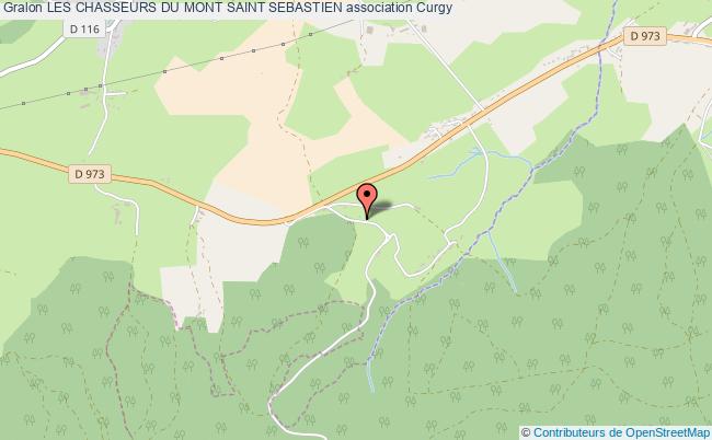 plan association Les Chasseurs Du Mont Saint Sebastien Curgy
