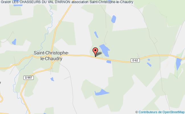plan association Les Chasseurs Du Val D'arnon Saint-Christophe-le-Chaudry