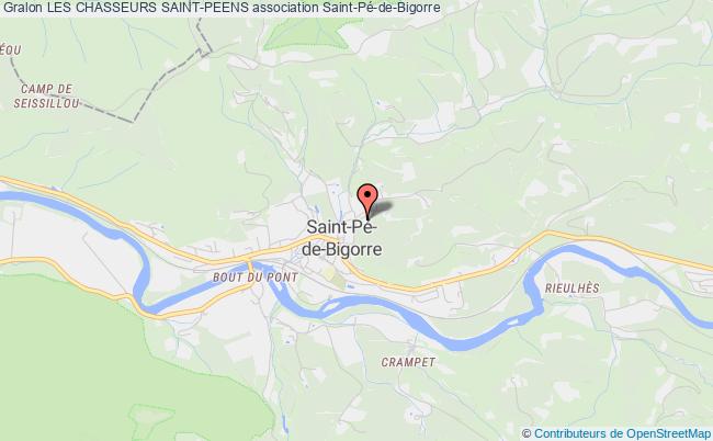 plan association Les Chasseurs Saint-peens Saint-Pé-de-Bigorre