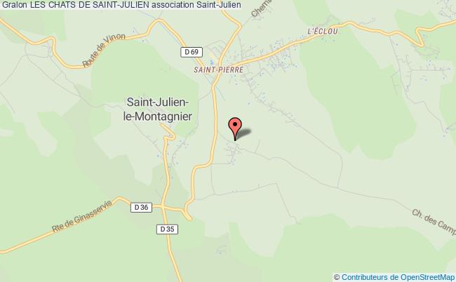 plan association Les Chats De Saint-julien Saint-Julien