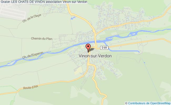 plan association Les Chats De Vinon Vinon-sur-Verdon