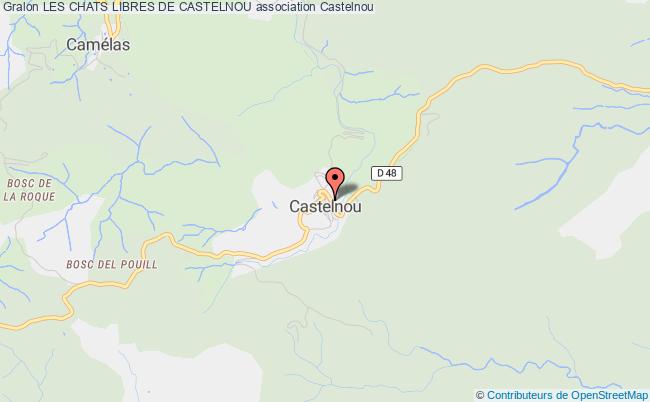 plan association Les Chats Libres De Castelnou Castelnou