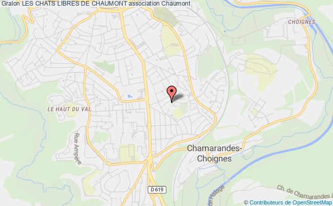 plan association Les Chats Libres De Chaumont Chaumont