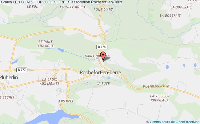 plan association Les Chats Libres Des Grees Rochefort-en-Terre