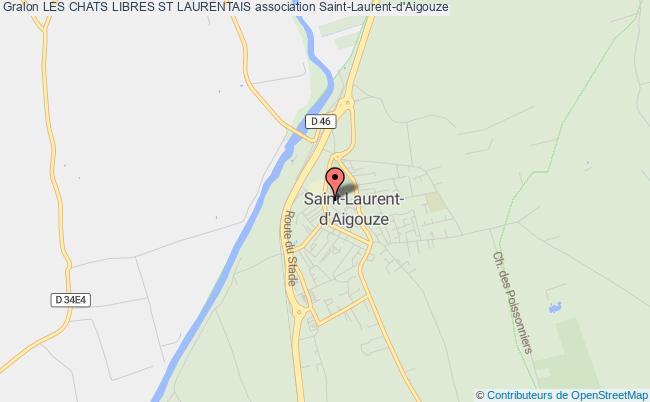plan association Les Chats Libres St Laurentais Saint-Laurent-d'Aigouze