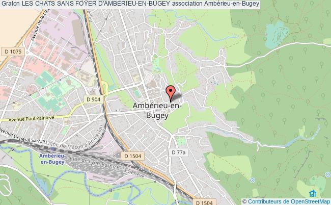 plan association Les Chats Sans Foyer D'ambÉrieu-en-bugey Ambérieu-en-Bugey
