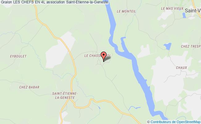 plan association Les Chefs En 4l Saint-Étienne-la-Geneste