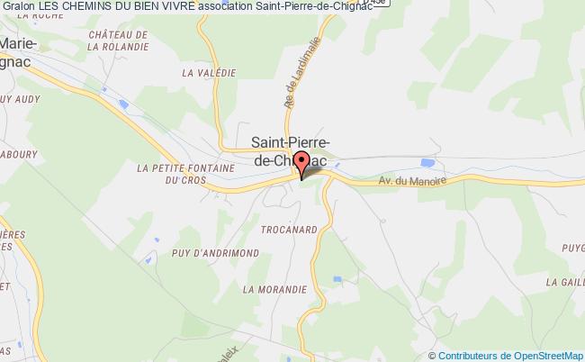 plan association Les Chemins Du Bien Vivre Saint-Pierre-de-Chignac
