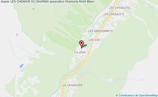 plan association Les Chemins Du Dharma Chamonix-Mont-Blanc