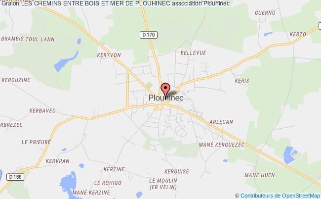 plan association Les Chemins Entre Bois Et Mer De Plouhinec Plouhinec