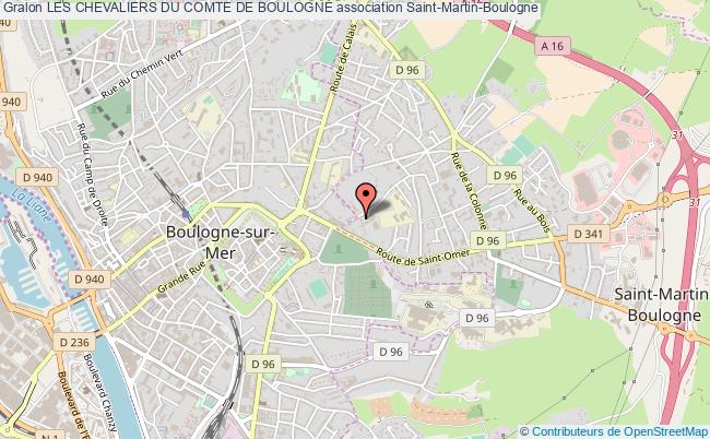plan association Les Chevaliers Du Comte De Boulogne Saint-Martin-Boulogne