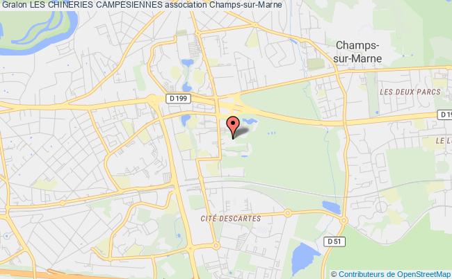 plan association Les Chineries Campesiennes Champs-sur-Marne